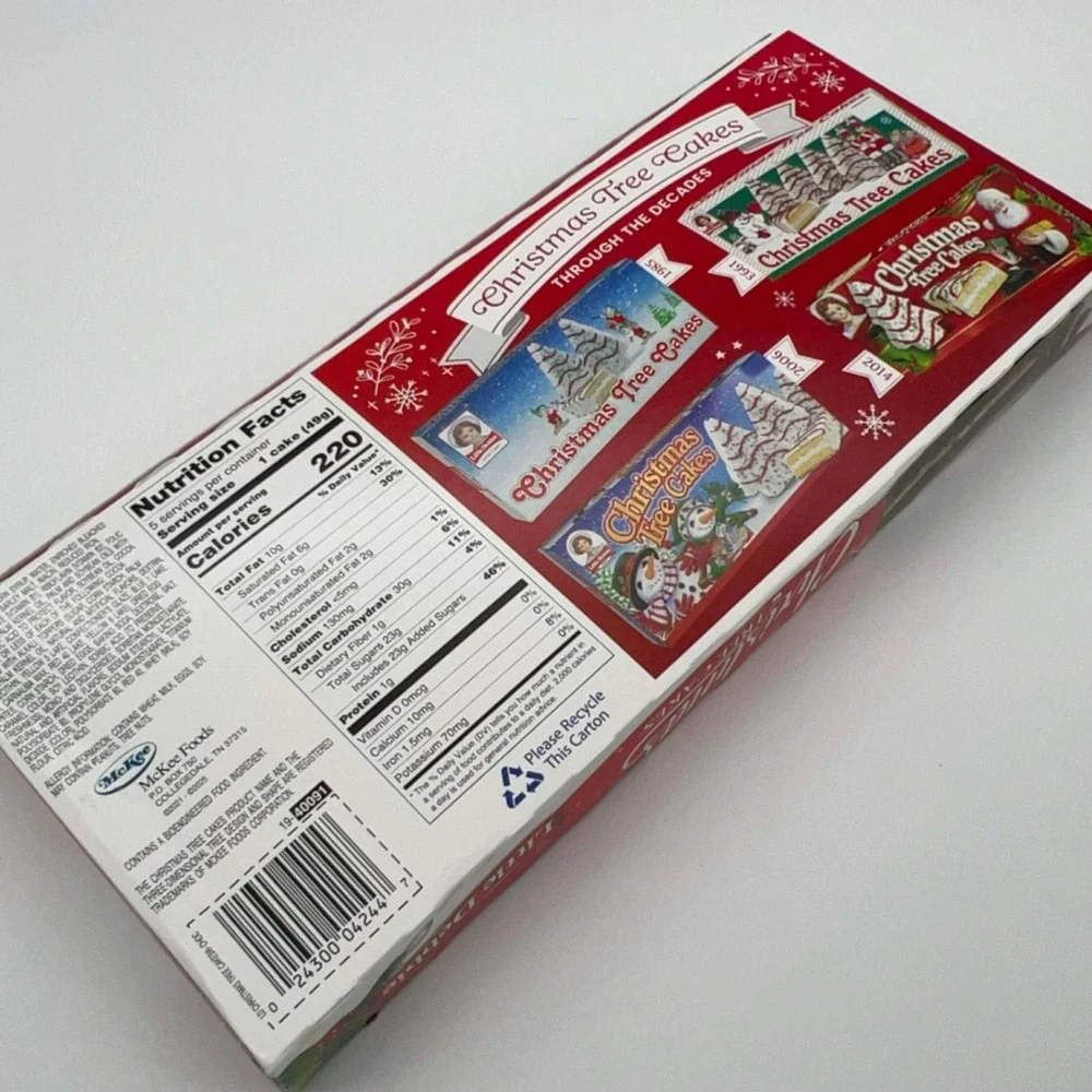 Little Debbie Christmas Tree Cakes Snack Cakes‎ 5 Individually Wrapped Red Box